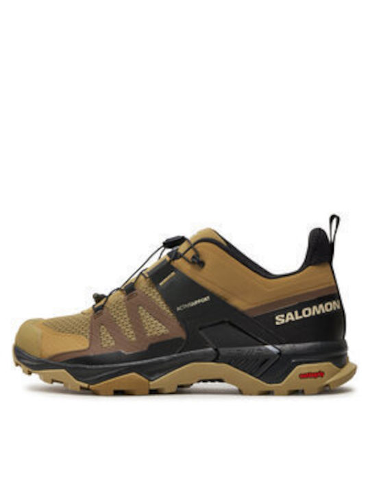 Salomon X Ultra 4 Men's Hiking Shoes Brown