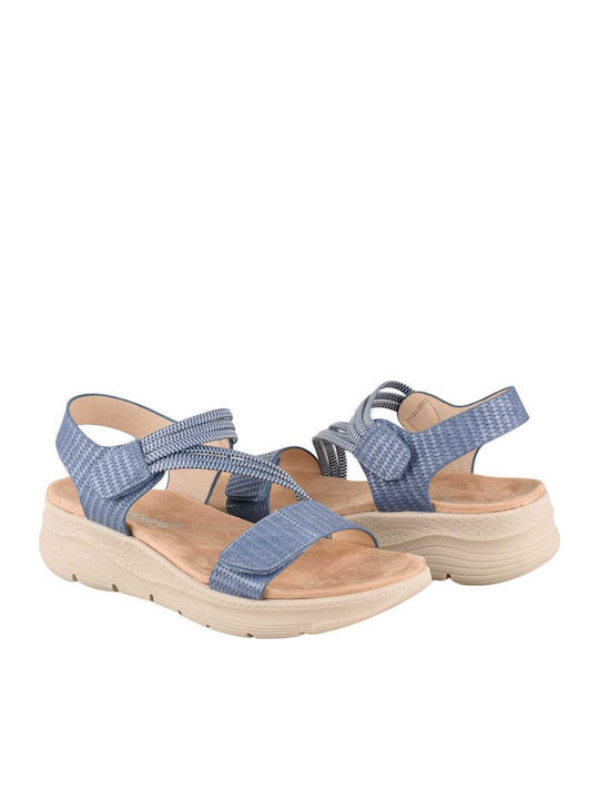 Women's Flat Sandals Anatomic in Blue Color