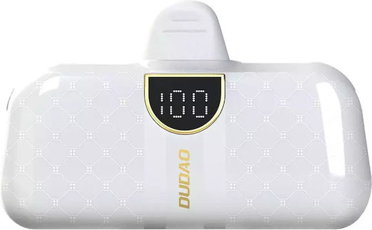 Dudao Mini Power Bank 5000mAh Λευκό