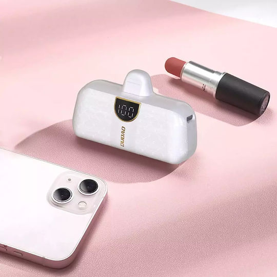 Dudao Mini Power Bank 5000mAh Λευκό