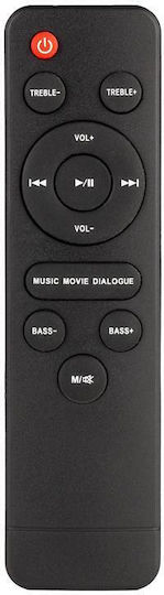 Osio Soundbar Bluetooth and HDMI 48W with Remote Control Black OSBT-9015