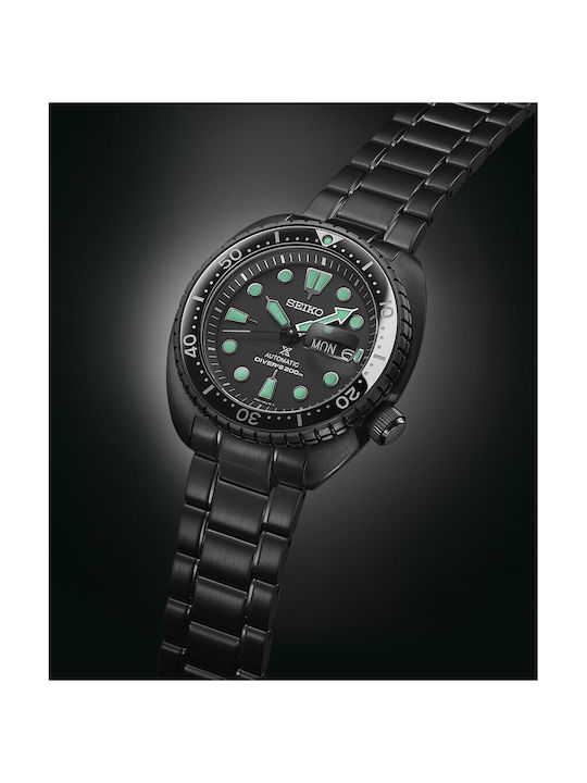 Seiko Series 'night Watch Automatic in Black Color
