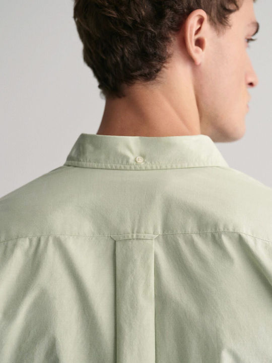 Long-sleeved Cotton Shirt Pink