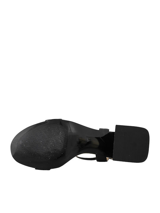 Serva Leather Sandals Black