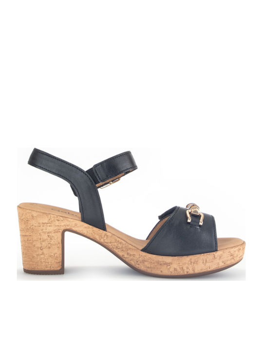 Leder Sandalen Anatomisch Schwarz