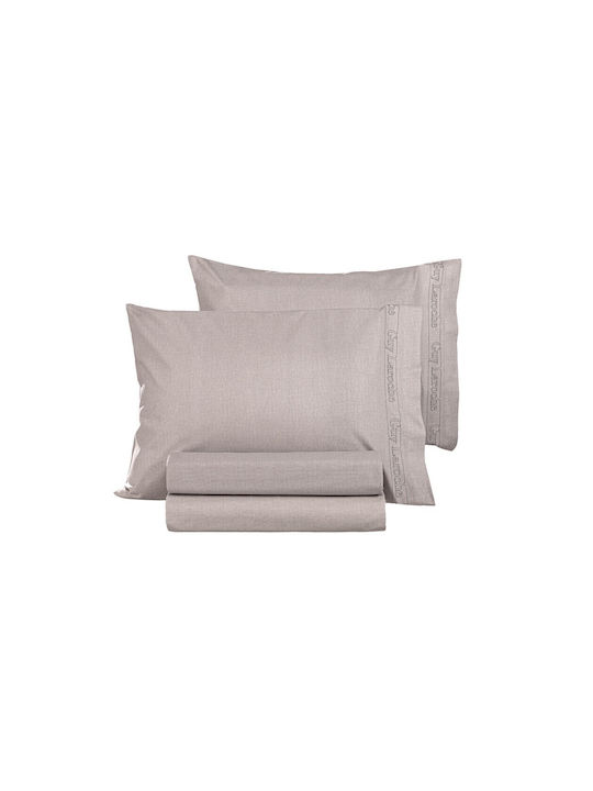 Guy Laroche Bettlaken Super-Doppel 240x270cm. Color Plus Melanze