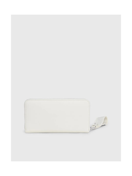 Calvin Klein Grazie Large Zip Around Wallet - Dk Ecru