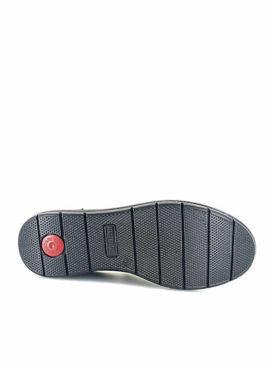 Leder Herren Freizeitschuhe Schwarz