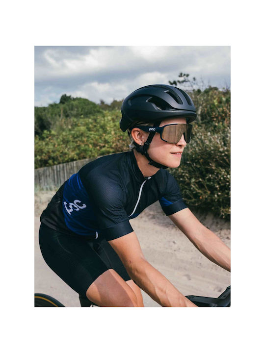 Poc Road Damen Kurze Ärmel Fahrradtrikot Road Bike Blau
