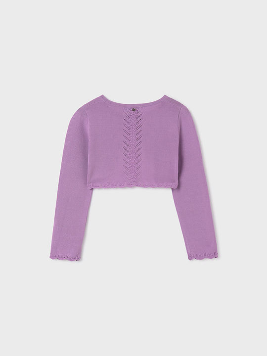 Abel & Lula Kids Bolero Knitted Purple