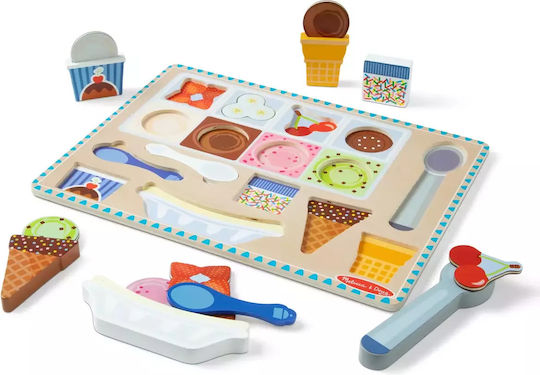 Дървено Детски Пъзел с Шипове 16бр Melissa & Doug