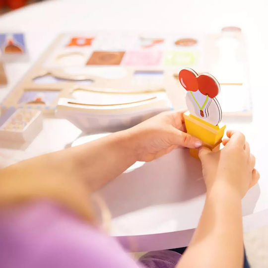 Дървено Детски Пъзел с Шипове 16бр Melissa & Doug