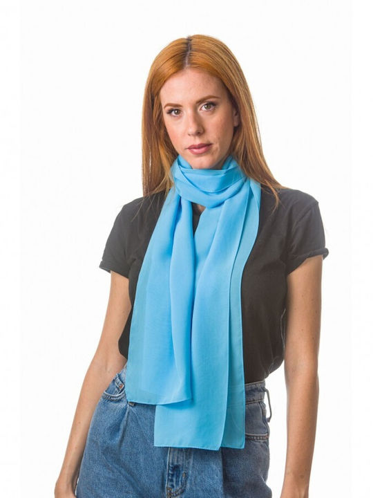 Αφοί Γιαννακόπουλοι Women's Scarf Light Blue