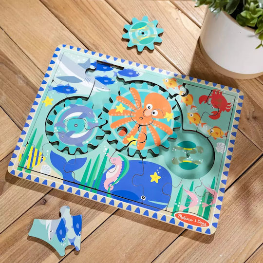 Wooden Kids Peg Puzzle 18pcs Melissa & Doug