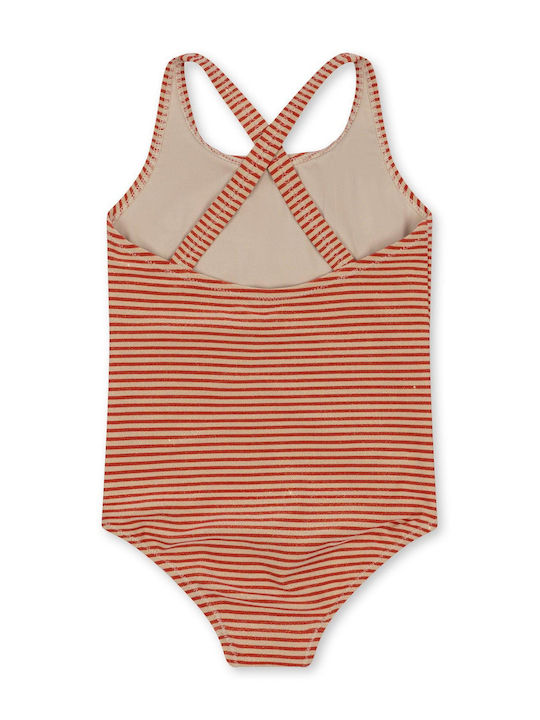 Konges Slojd Kids Swimwear One-Piece Jade Glitter Stripe