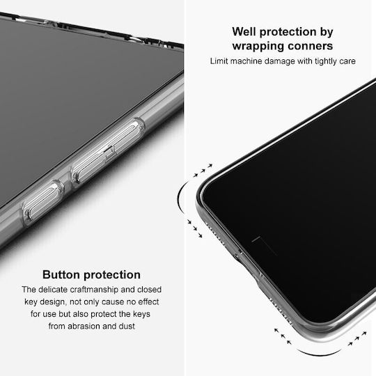 Imak Back Cover Σιλικόνης Διάφανο (OnePlus 12)