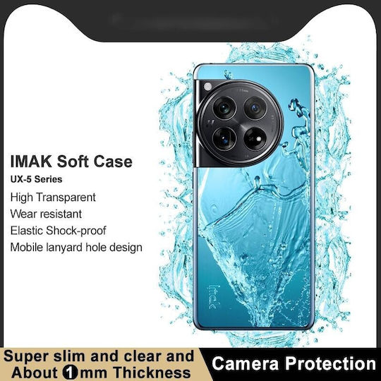 Imak Back Cover Σιλικόνης Διάφανο (OnePlus 12)