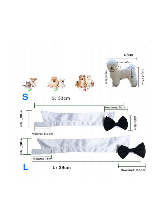 Mucha For Dog Cat Universal Velcro Elegant Improvement Stress Size S