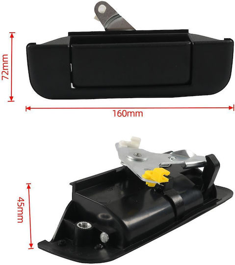 Χερούλι Πόρτας με τοποθέτηση Πίσω Toyota 4-Runner Mitsubishi Pick-up Nissan PickUp 1889-1995 A7601-02