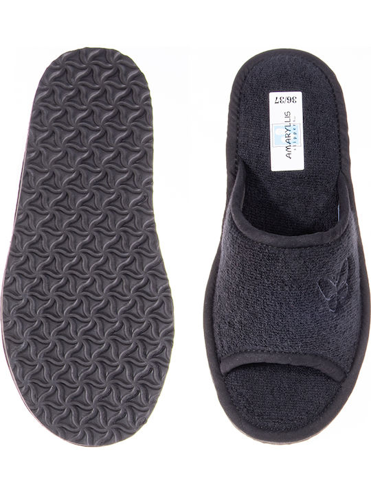 Terry Winter Women's Slippers Black