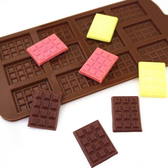 Formă de Patiserie Bomboane de Ciocolată din Silicon 21x10x1buc 1buc