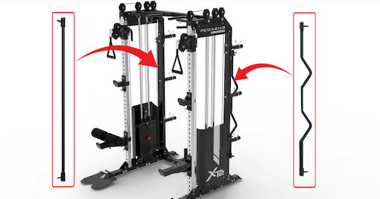 Pegasus XT2 Smith/Πολυόργανο με Βάρη 180kg (2x90kg)