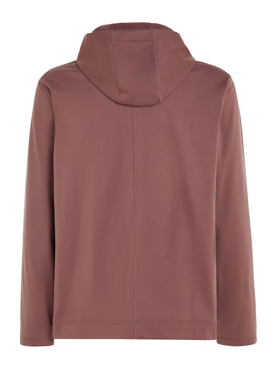 Calvin Klein Logo Men's Sweatshirt with Hood Capri Rose