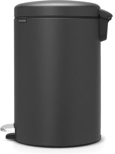 Brabantia Κάδος Απορριμμάτων Πλαστικός με Πεντάλ Γκρι 20lt