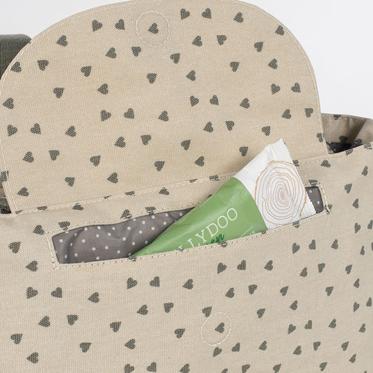 Walking Mum Οργανωτής Καροτσιού Μπεζ Poppy Olive Hearts