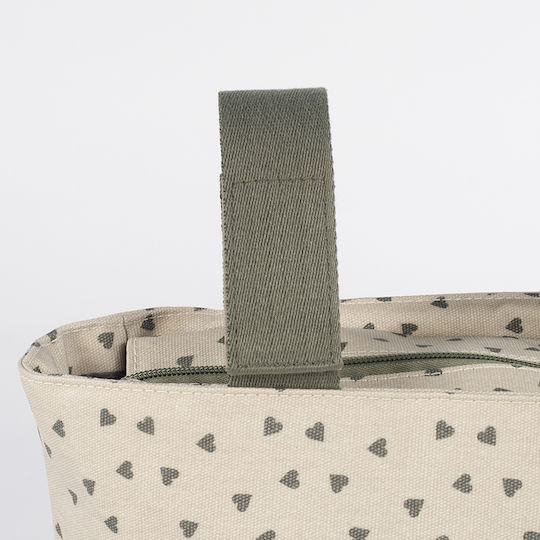Walking Mum Οργανωτής Καροτσιού Μπεζ Poppy Olive Hearts