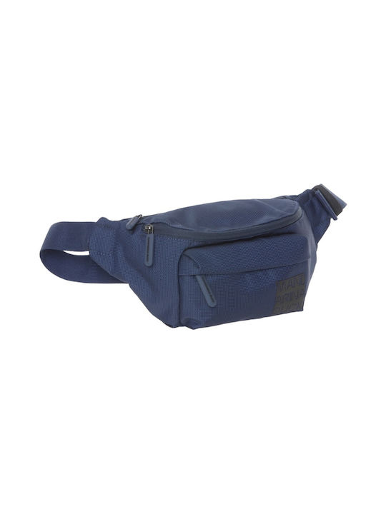 Mandarina Duck District Belt Bag Col. Dress Blue Men's Waist Bag in Blue Color.