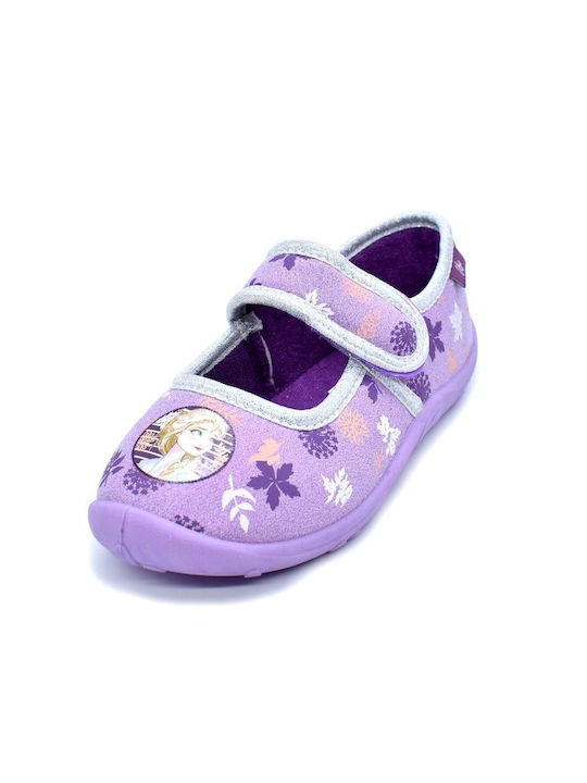 Frozen District Kids Slippers Purple