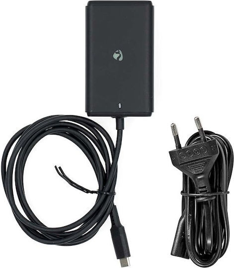 Nedis USB-C Universal Φορτιστής Laptop 45W 20V 3A με Αποσπώμενο Καλώδιο Τροφοδοσίας