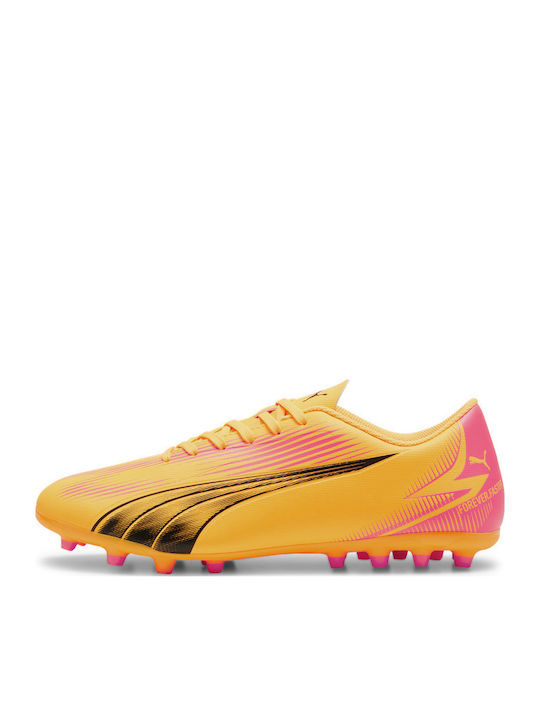 PUMA Ultra Play Ποδοσφαιρικά Παπούτσια με Τάπες MG Πορτοκαλί