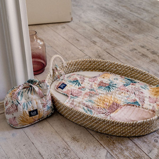 La Millou Portable Changing Pad made of White Fabric 45x66cm
