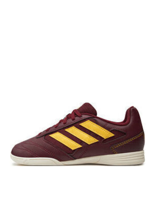 Super Sala 2 Kids Indoor Soccer Shoes Burgundy