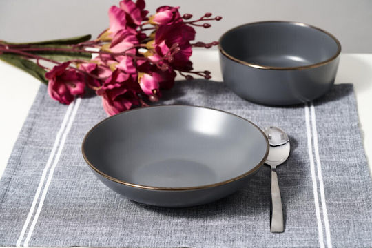Heinner Calypso Farfurie adâncă Ceramică Alb cu Diametru 20cm 6buc