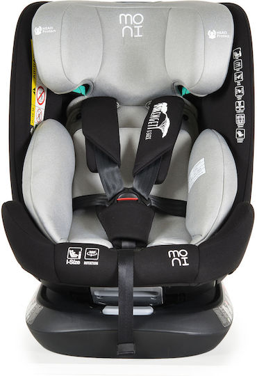 Moni Serengeti Baby Car Seat i-Size with Isofix Light Grey 0-36 kg