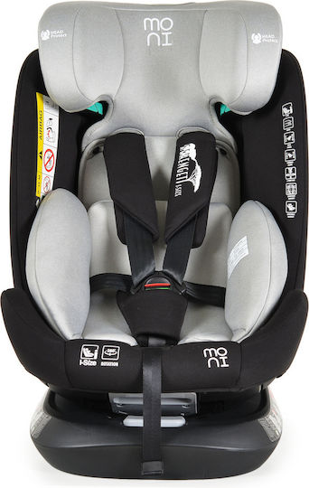 Moni Serengeti Baby Car Seat i-Size with Isofix Light Grey 0-36 kg
