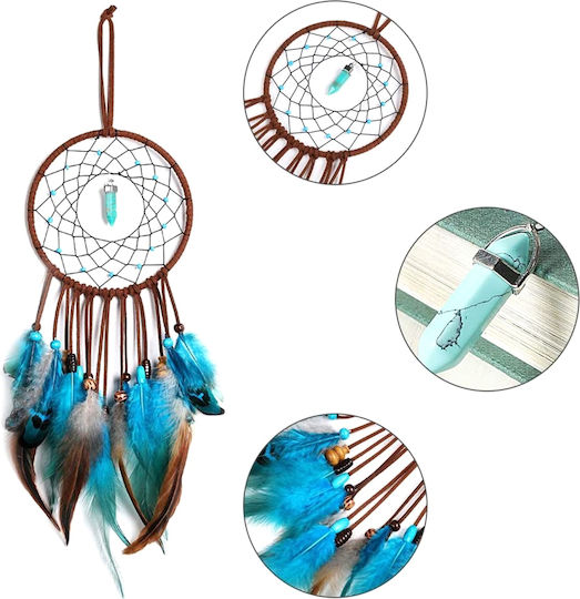 Handmade Metal Dreamcatcher Wall Decor 13x45cm