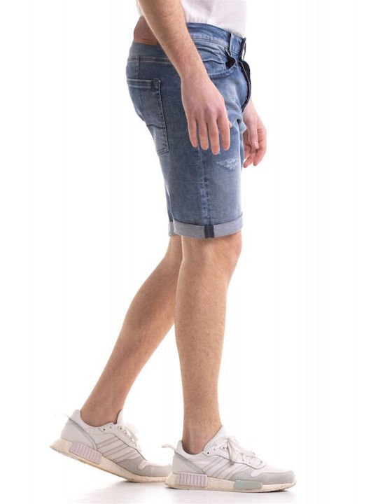 Scinn Ferez Sh Herrenshorts Jeans Blau