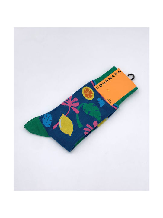 Pournara Men's Socks BLUE