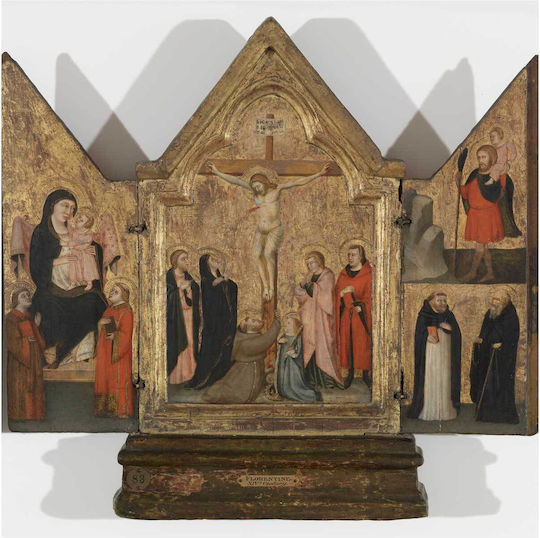 Master San Τρίπτυχος Πίνακας σε Καμβά 120x120cm