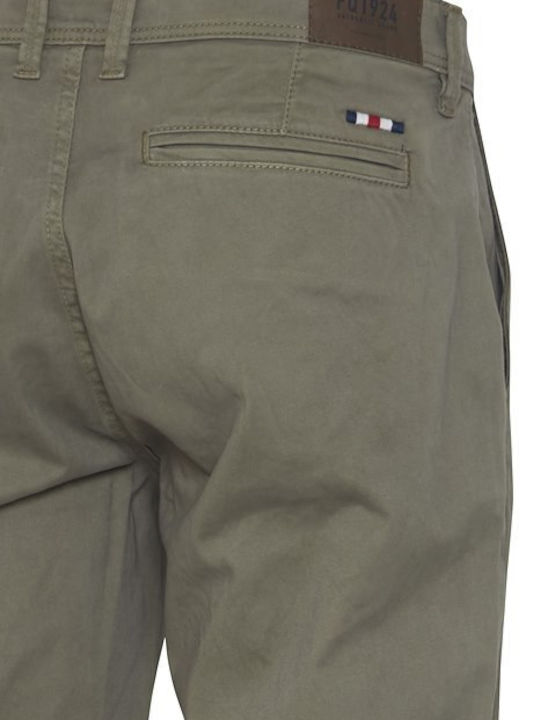 Fq1924 Men's Chino Trousers In Loose Fit Khaki