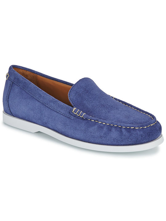 Ralph Lauren Merton Herren Mokassins in Blau Farbe