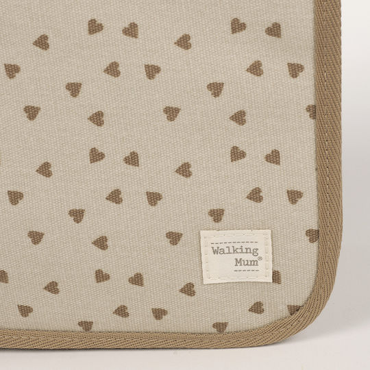Walking Mum Baby Health Book Case Cinnamon Hearts - Poppy