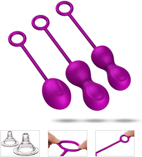 Set Of Geisha Balls For Exercising Kegel Muscles 3pcs