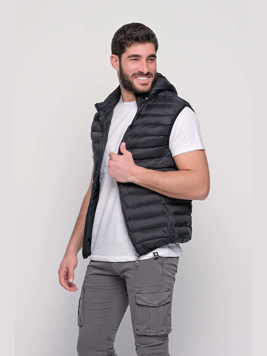 Men's Sleeveless Jacket Blue