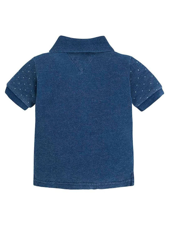 Mayoral Kids Polo Short Sleeve Blue