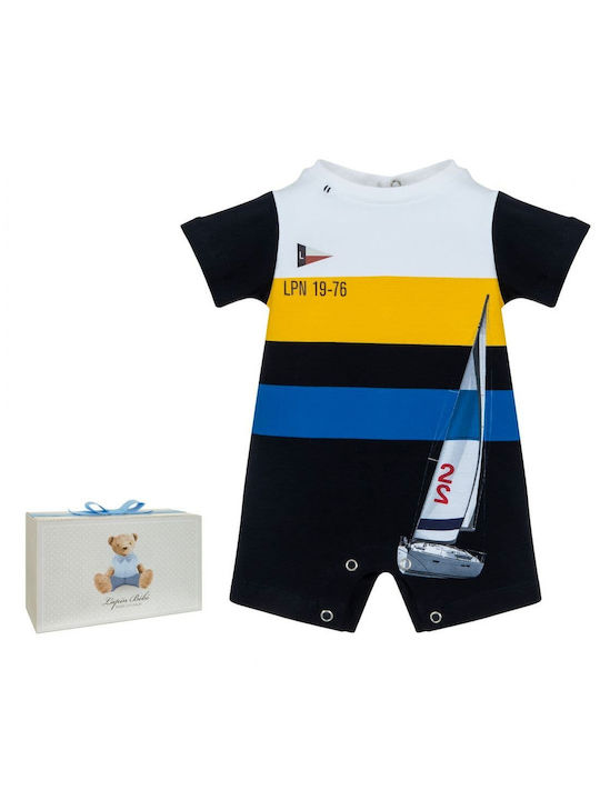 Lapin Baby Bodysuit Set BLUE